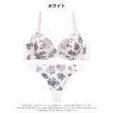 アンティークフラワーコードブラジャー&Tバックショーツ  | Dazzy | 詳細画像8 