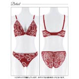 [EFサイズ]グラマラスフラワーレース脇高ブラジャー&バック透けフルバックショー… | Dazzy | 詳細画像13 