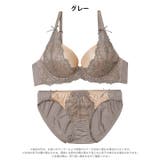 [EFサイズ]ノーブルヌーディレースブラジャー&フルバックショーツ | Dazzy | 詳細画像10 