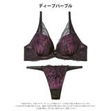 ミステリアスノワールレーシィブラジャー&Tバックショーツ | Dazzy | 詳細画像10