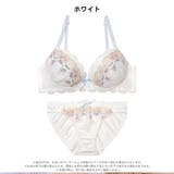 パステルリボンフルールブラジャー&フルバックショーツ | Dazzy | 詳細画像7 