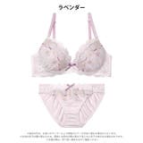 パステルリボンフルールブラジャー&フルバックショーツ | Dazzy | 詳細画像8 