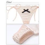 ドーリーリボンフリルサイド紐Tバックショーツ単品[おそろいショーツ] | Dazzy | 詳細画像8 