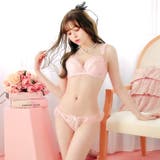 ロマンティックドットチュールブラジャーフルバックショーツ | Dazzy | 詳細画像6 