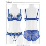 グラマラス ブライトフラワーブラジャー&バック透けフルバックショーツ | Dazzy | 詳細画像13 