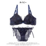 ミスティシアーロゼ脇高ブラジャー&サイド紐バック透けフルバックショーツ | Dazzy | 詳細画像10