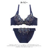 ロイヤルチェインローズ脇高ブラジャー&フルバックショーツ | Dazzy | 詳細画像10 