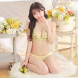 スウィーティブルーム脇高ブラジャー&フルバックショーツ | Dazzy | 詳細画像5