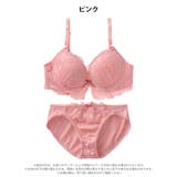 フローラルアンダーレースブラジャー&フルバックショーツ | Dazzy | 詳細画像7 