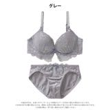 フローラルアンダーレースブラジャー&フルバックショーツ | Dazzy | 詳細画像8 