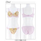 スウィートフラワーガーデン脇高ブラジャー&フルバックショーツ | Dazzy | 詳細画像12 