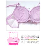 [かとゆり着用]ガーリーフラワーレースアップブラジャー&フルバックショーツ | Dazzy | 詳細画像14 