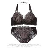 シャイニークリスタル脇高ブラジャー&バック透けフルバックショーツ | Dazzy | 詳細画像9 