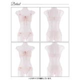 ミルキーリボンレースアップ脇高ブラジャー&バック透けフルバックショーツ | Dazzy | 詳細画像14