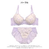スウィートフローラルメロウブラジャー&バック透けフルバックショーツ | Dazzy | 詳細画像10