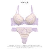 スウィートフローラルメロウブラジャー&バック透けTバックショーツ | Dazzy | 詳細画像10