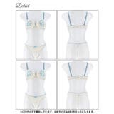 【3点セット】【GHIサイズ】ガーリーリボンレースアップブラジャー&フルバック&… | Dazzy | 詳細画像14