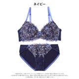 チュールエンブロイダリーフラワーブラジャー&フルバックショーツ | Dazzy | 詳細画像9 