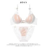 ヌーディーリングレースブラジャー&フルバックショーツ | Dazzy | 詳細画像10 