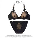 ヌーディーリングレースブラジャー&フルバックショーツ | Dazzy | 詳細画像9 