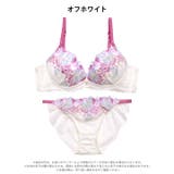 【EFサイズ】ジュエリーパピヨンローズブラジャー&バック透けフルバックショーツ | Dazzy | 詳細画像11