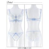 【かとゆり着用】パステルフラワーレースアップブラジャー&バック透けフルバックショ… | Dazzy | 詳細画像13 