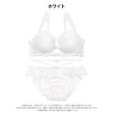 【かとゆり着用】ドーリーリボンコードブラジャー&バック透けフルバックショーツ | Dazzy | 詳細画像10 