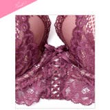 ビターレースアップ脇高ブラジャー&フルバックショーツ | Dazzy | 詳細画像11 