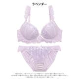 グレイスタイニーロゼブラジャー&フルバックショーツ | Dazzy | 詳細画像8 