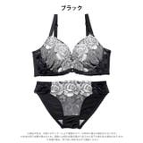 【EFサイズ】ヴィーナスローズ脇高ブラジャー&フルバックショーツ | Dazzy | 詳細画像10 