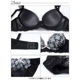 ガーリーフルールレーシィブラジャー&フルバックショーツ | Dazzy | 詳細画像15