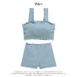 ワンカラークールタンクトップ&ショートパンツルームウェア | Dazzy | 詳細画像8