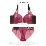 グロッシーフルールヴェール脇高ブラジャー&バック透けフルバックショーツ | Dazzy | 詳細画像8