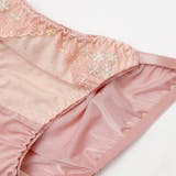 ブルームシャイニーチュール脇高ブラジャー&フルバックショーツ | Dazzy | 詳細画像14