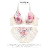 グレイスフラワーガーデン脇高ブラジャー&フルバックショーツ | Dazzy | 詳細画像10