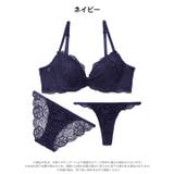 【3点セット】ロマンティックリボンレース脇高ブラジャー&バック透けフルバック&T… | Dazzy | 詳細画像11 