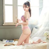 【3点セット】ミステリアスグロッシーロゼ脇高ブラジャー&フルバック&Tバックショ… | Dazzy | 詳細画像5 