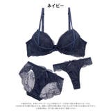 【3点セット】【GHIサイズ】ワンカラーコード脇高ブラジャー&バック透けフルバッ… | Dazzy | 詳細画像9 