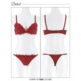 グレイスシャイニーエンブロイダリーブラジャー&Eバックショーツ | Dazzy | 詳細画像13