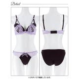 メルティリボンレースアップブラジャー&フルバックショーツ | Dazzy | 詳細画像13