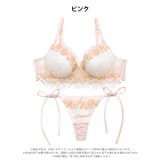 トゥウィンクルケミカルチュールブラジャー&サイド紐Tバックショーツ | Dazzy | 詳細画像13