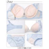 センシュアルアシンメトリーブロッサム脇高ブラジャー&フルバックショーツ | Dazzy | 詳細画像16