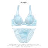 メルティマーブルレースアップブラジャー&フルバックショーツ | Dazzy | 詳細画像11
