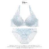 フェミニンスノーフレークブラジャー&フルバックショーツ | Dazzy | 詳細画像7