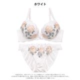 グラマラスブルーミングローズブラジャー&フルバックショーツ | Dazzy | 詳細画像9 