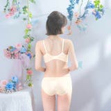 ペールパステルドロップ脇高ブラジャー&フルバックショーツ | Dazzy | 詳細画像5