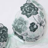 スウィートブルームレース脇高ブラジャー&フルバックショーツ | Dazzy | 詳細画像10 