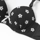 モノトーンフルーレットブラジャー&フルバックショーツ | Dazzy | 詳細画像12