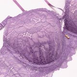 【3点セット】リボンコードレーシィブラジャー&バック透けフルバック&Tバックショ… | Dazzy | 詳細画像13 