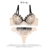 クラシックリボンレースブラジャー&バック透けTバックショーツ | Dazzy | 詳細画像11